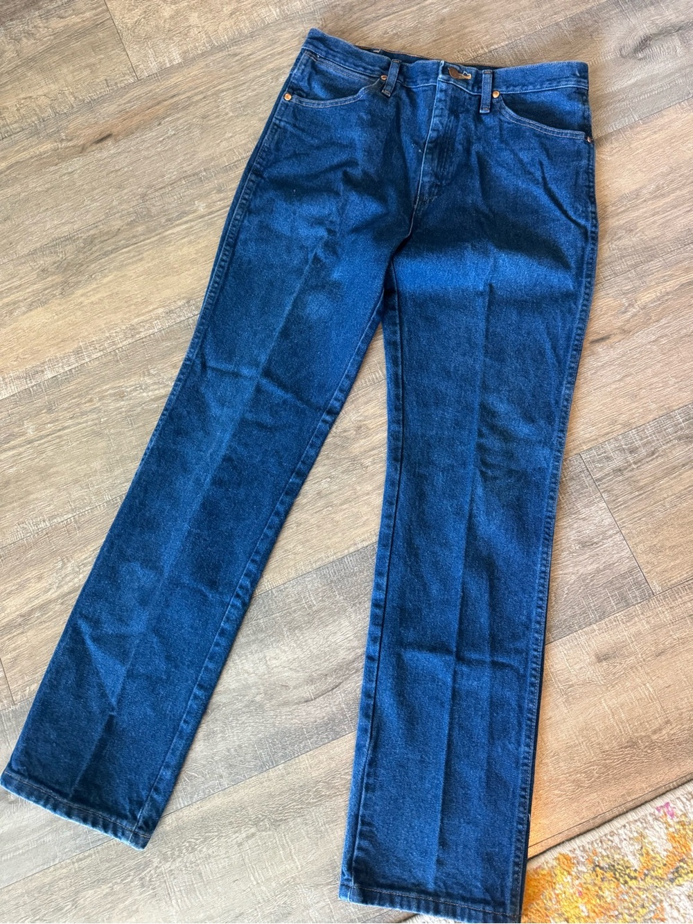 Wrangler Classic Original Fit Cowboy Cut Blue Jeans 33x34